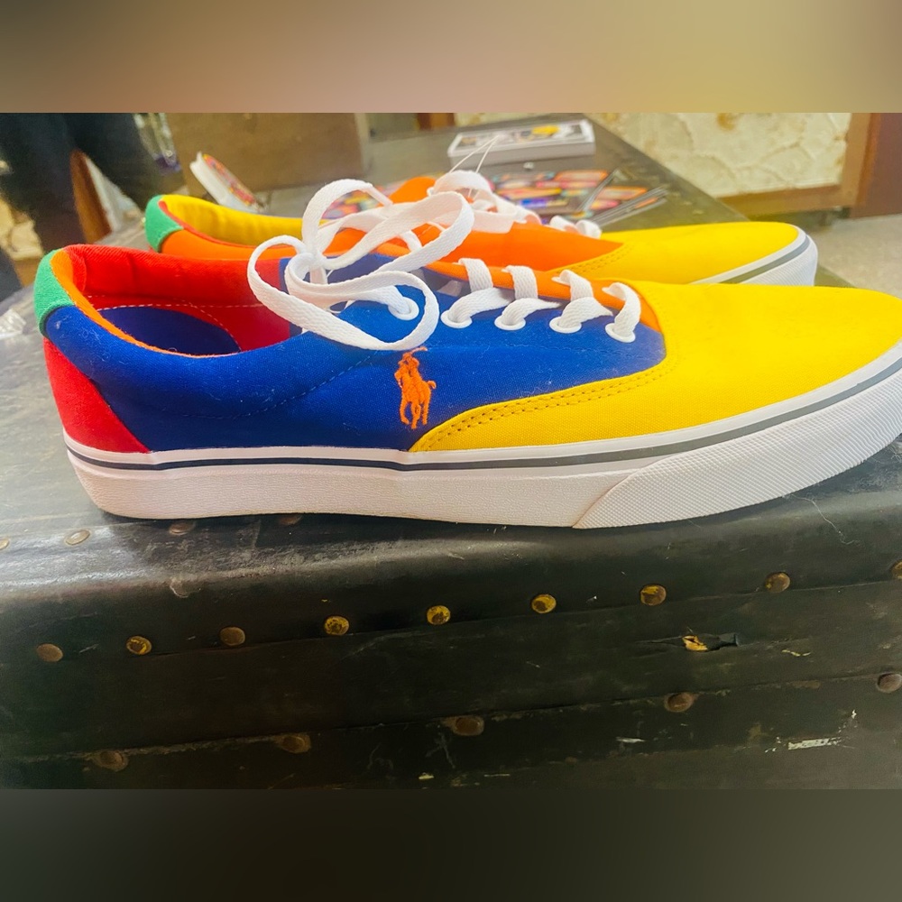 Polo Ralph Lauren Color block Madras Sneakers by Polo by Ralph Lauren